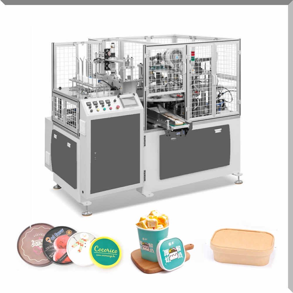 Automatic Paper Lids Making Machine