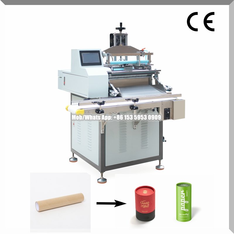 Automatic Cans Paper Tubes Labelling Machine